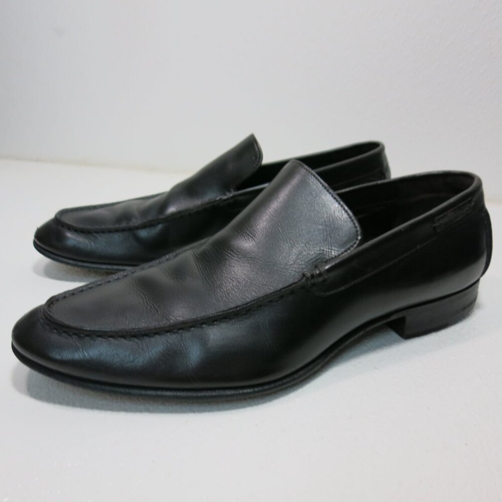Gucci Leather Dress Formal Fashion Loafers Men's Footwear Shoes Italy 8 D